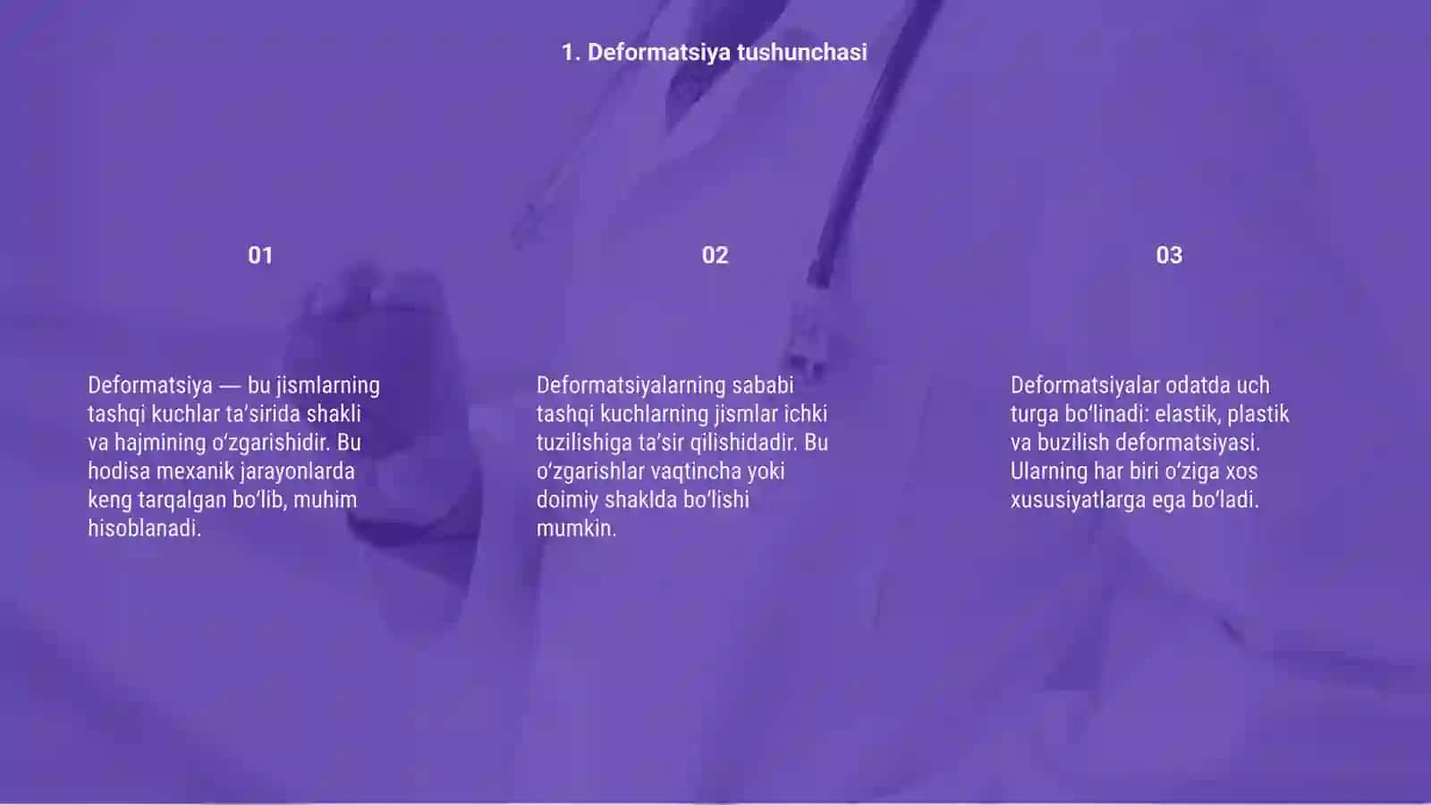 Deformatsiya va uning turlari 3