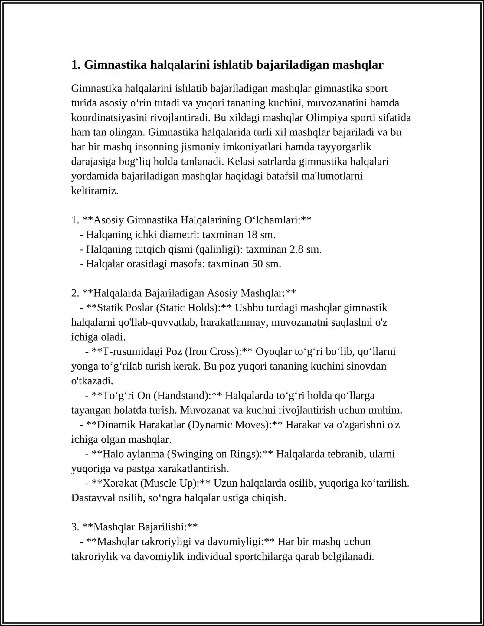 GIMNASTIKA BUYUMLARI BILAN BAJARILADIGAN MASHQLAR 3