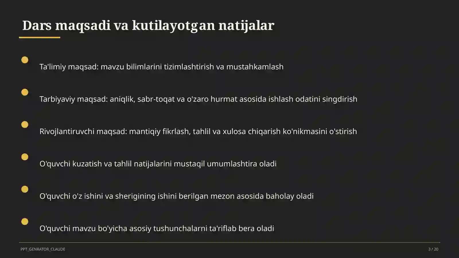 Diagramma va jadvallar bilan ishlash (4-sinf) 3