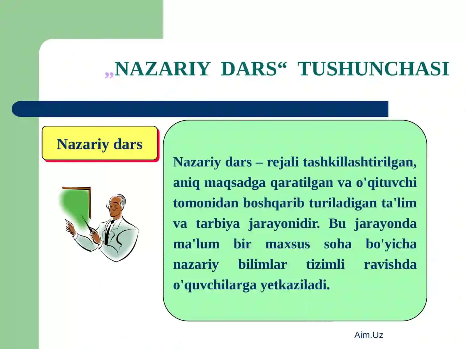 Ta’lim usullari va ularning tasnifi 3