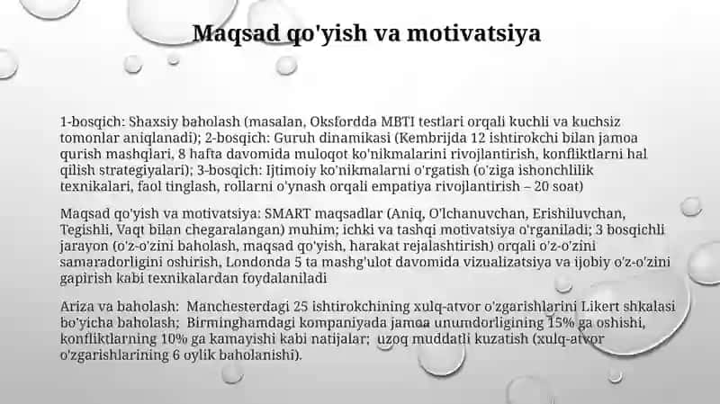 Ijtimoiy psixologik trening asosiy bosqichlari 3