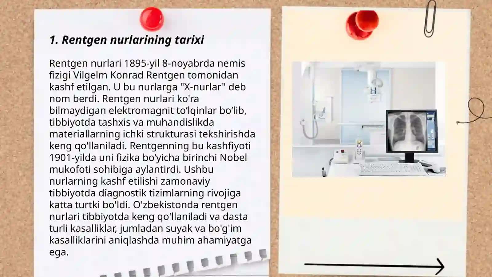 Rentgen nurlari turlari xossalari va qoʻllanilishi 3