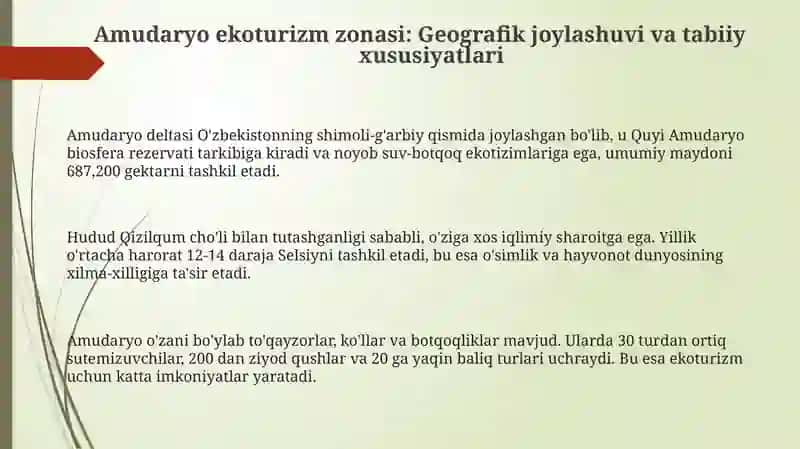 Amudaryo ekoturistik hududi 3