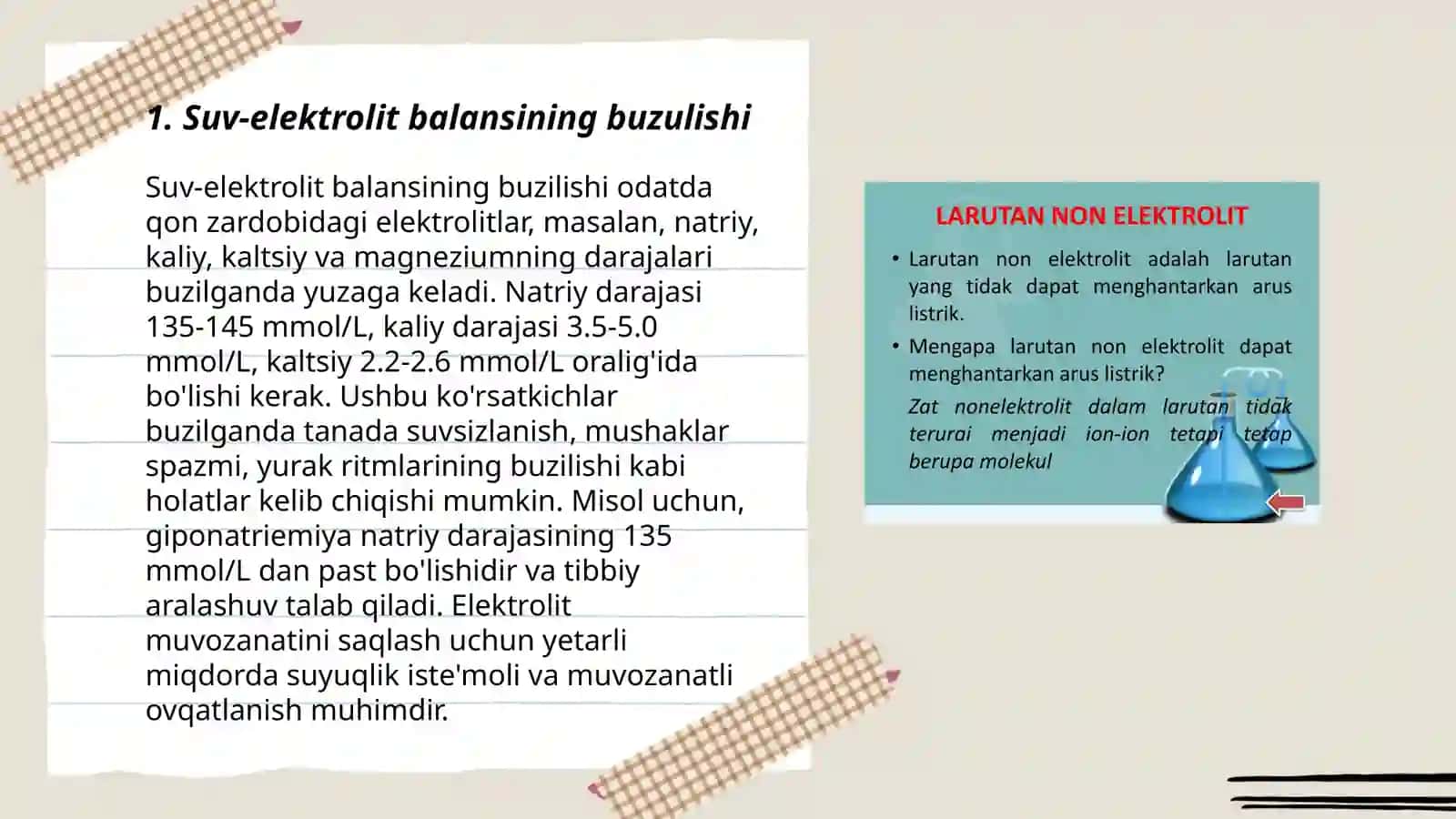 Suv elektrolit almasinuvining buzilishi 3