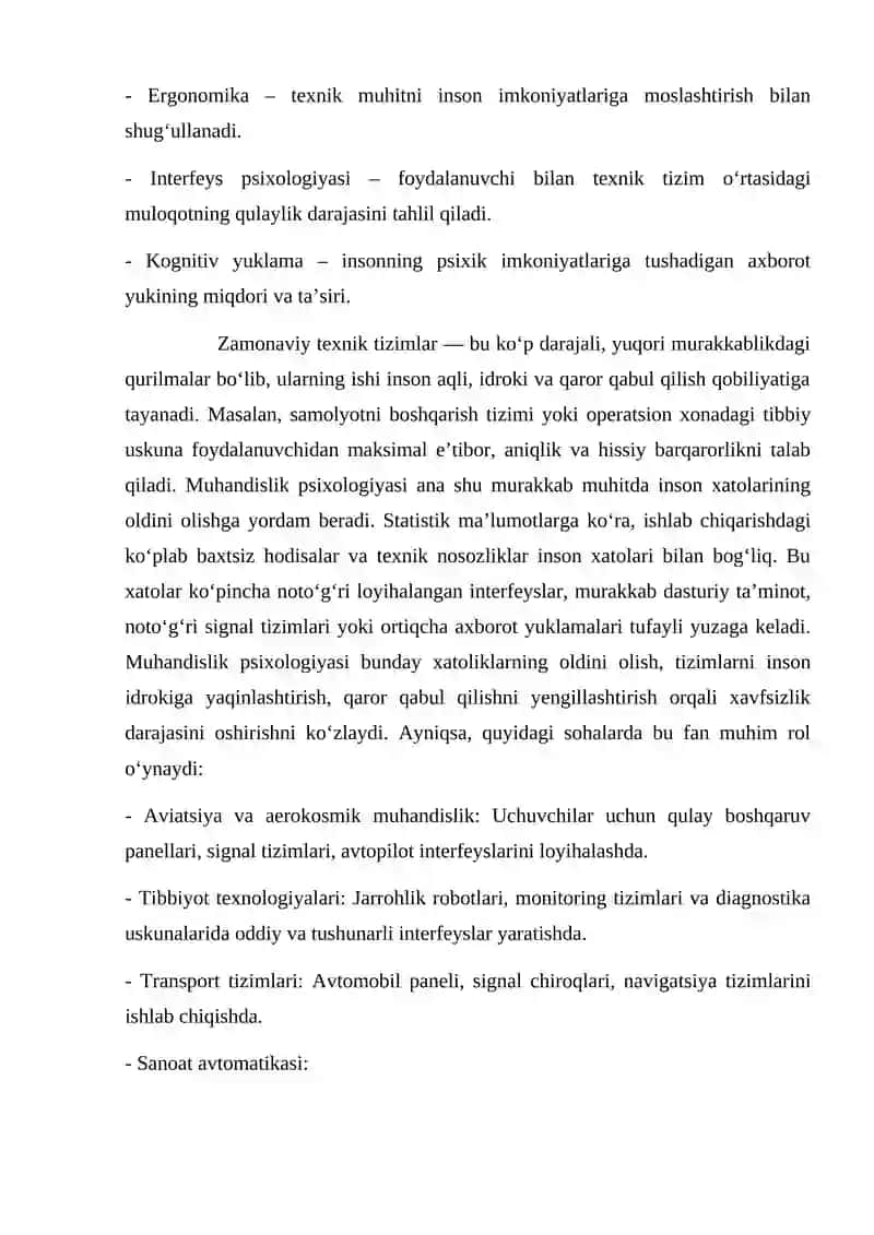 Muhandislik psixologiyasining tamoyillari va metodologik asoslari 3