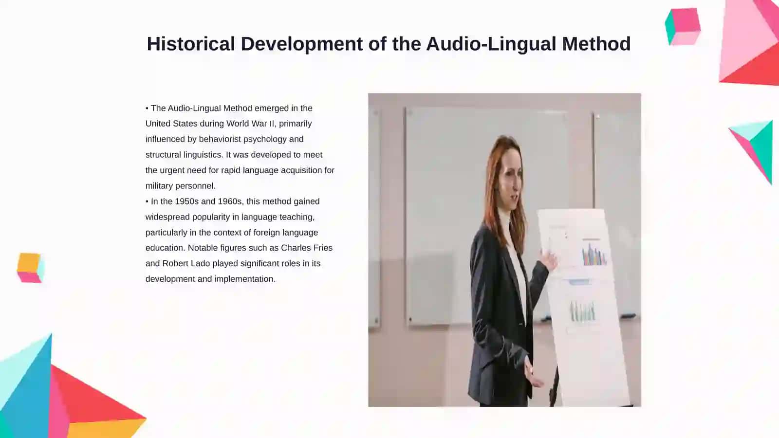 Methods and approaches in language teaching: the audio-lingual method 3