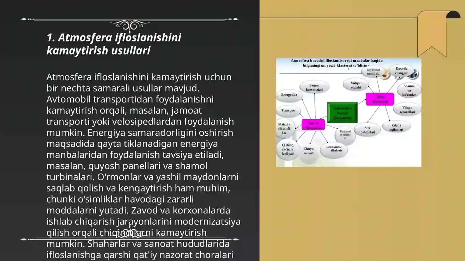 Atmosfera ifloslanishini kamaytirish usullari 3