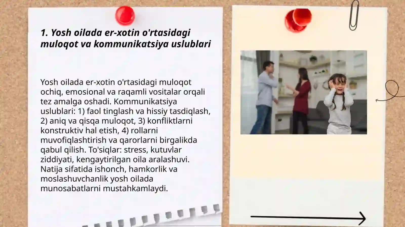 Yosh oiladagi ōzaro munosabatlarning ōziga xosligi 3