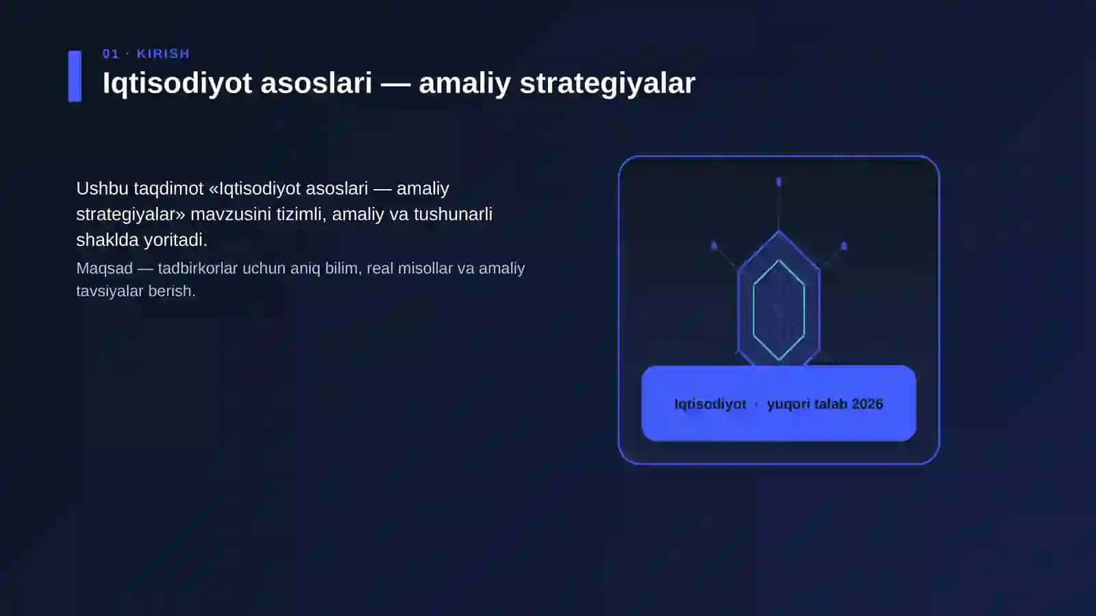 Iqtisodiyot asoslari — amaliy strategiyalar 3