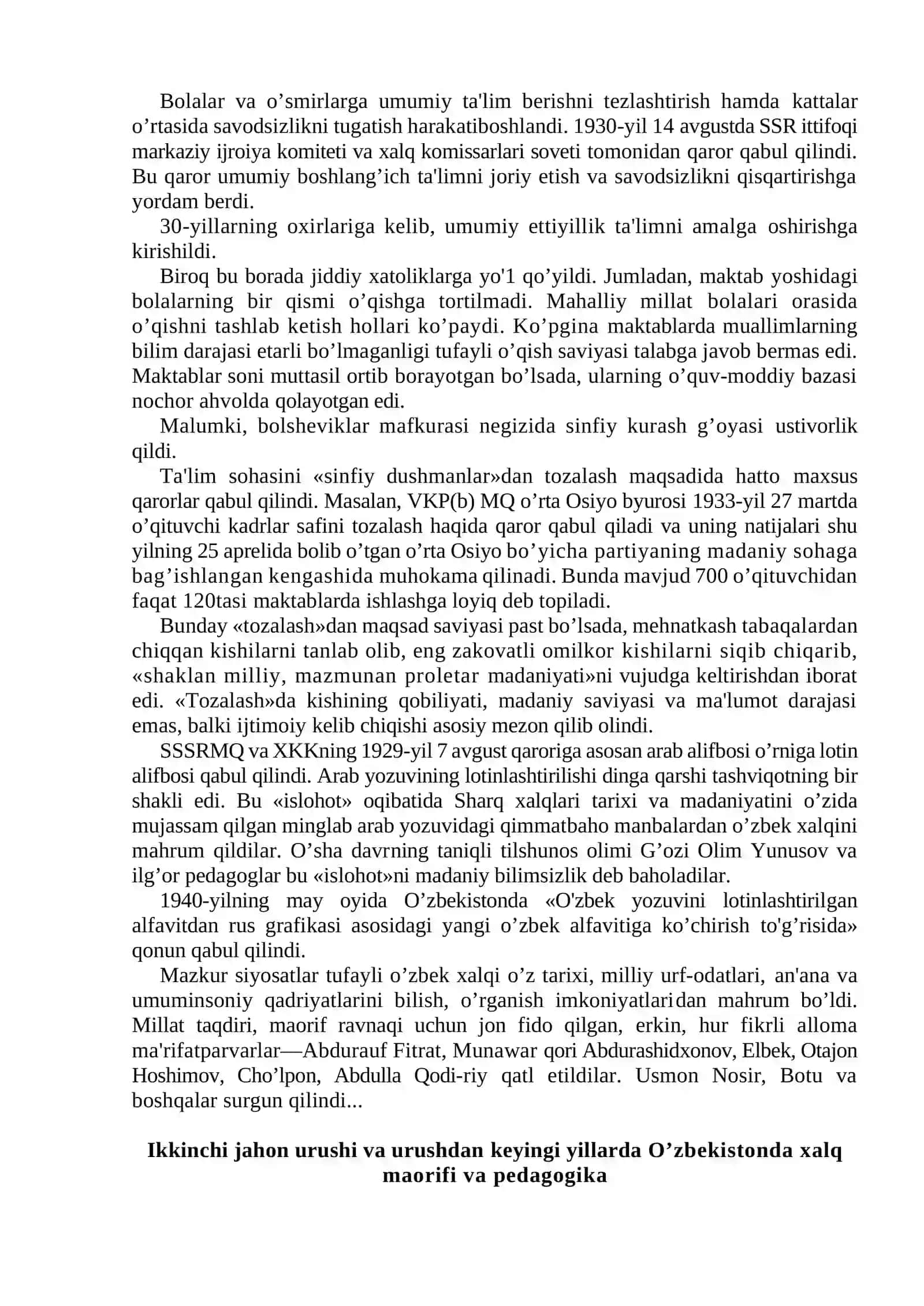 O'ZBEKISTONDA XALQ TA’LIMI 3