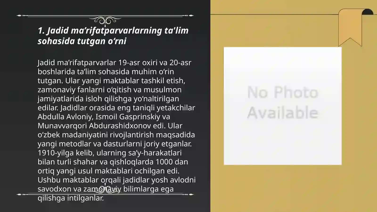Jadid ma’rifatparvarlarining o‘lka ijtimoiy-ma’naviy hayotida tutgan o‘rni 3