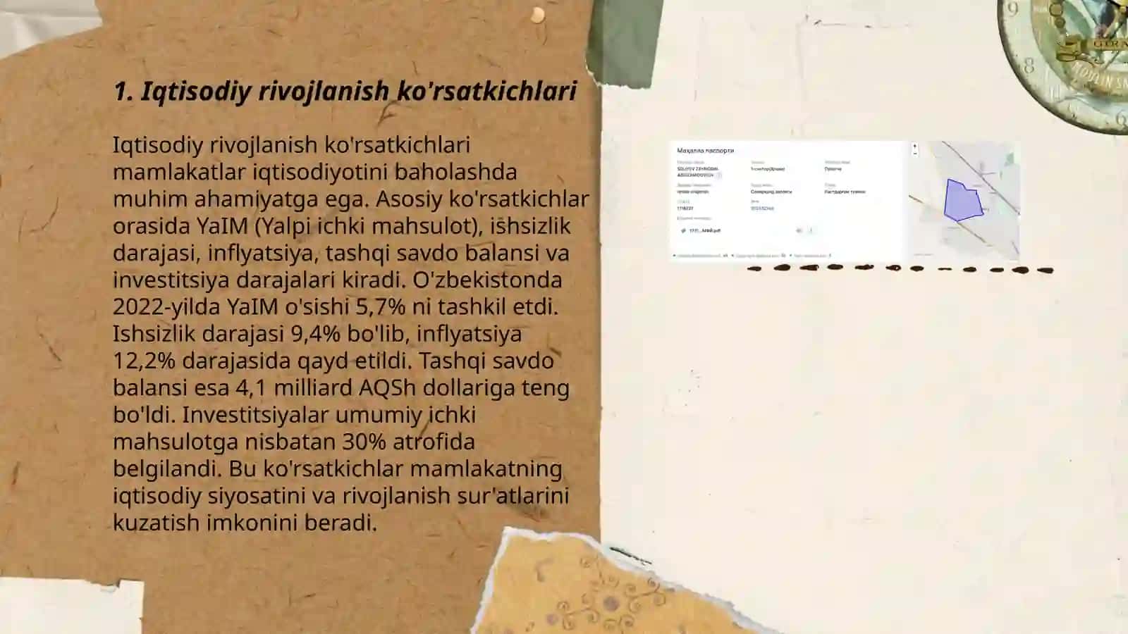 Iqtisodiy rivojlanish ko'rsatkichlari 3