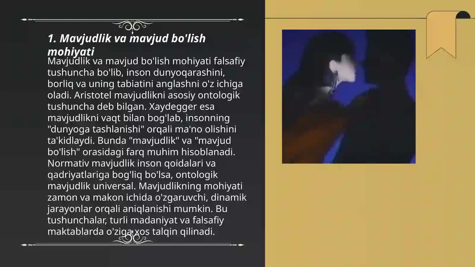 Noklassik ontologiyaning yo'nalishlari va mohiyati (M.Xaydegerning Borliq va vaqt asari asosida) 3