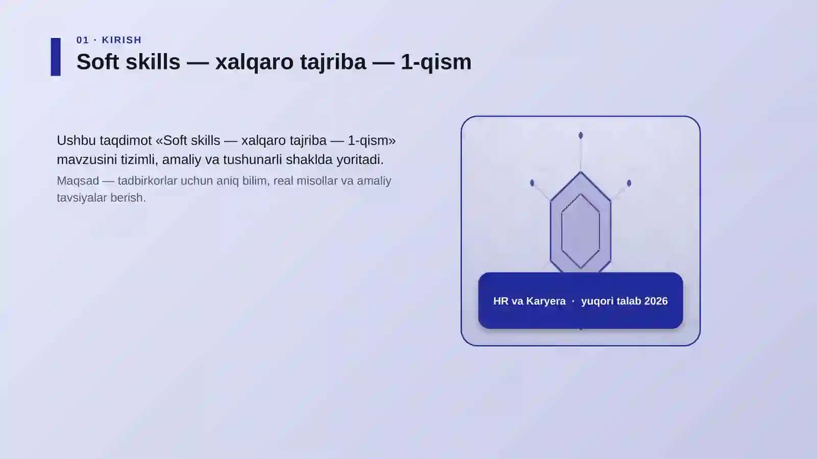Soft skills — xalqaro tajriba — 1-qism 3