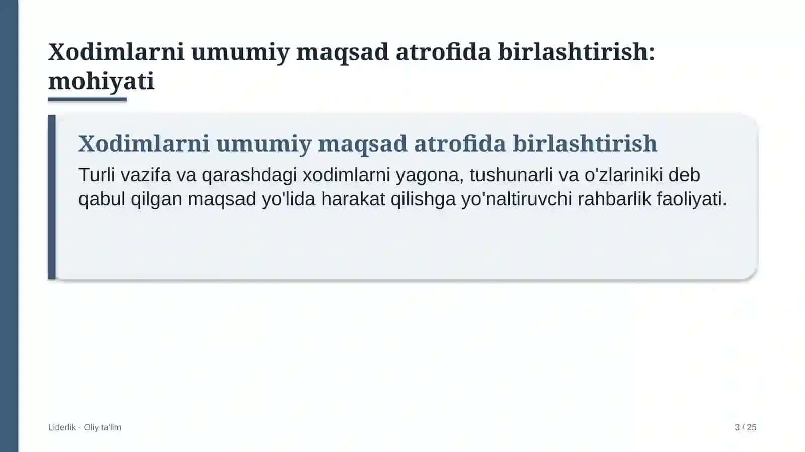 faktoring kompaniyalarida xodimlarni umumiy maqsad atrofida birlashtirish 7215 3
