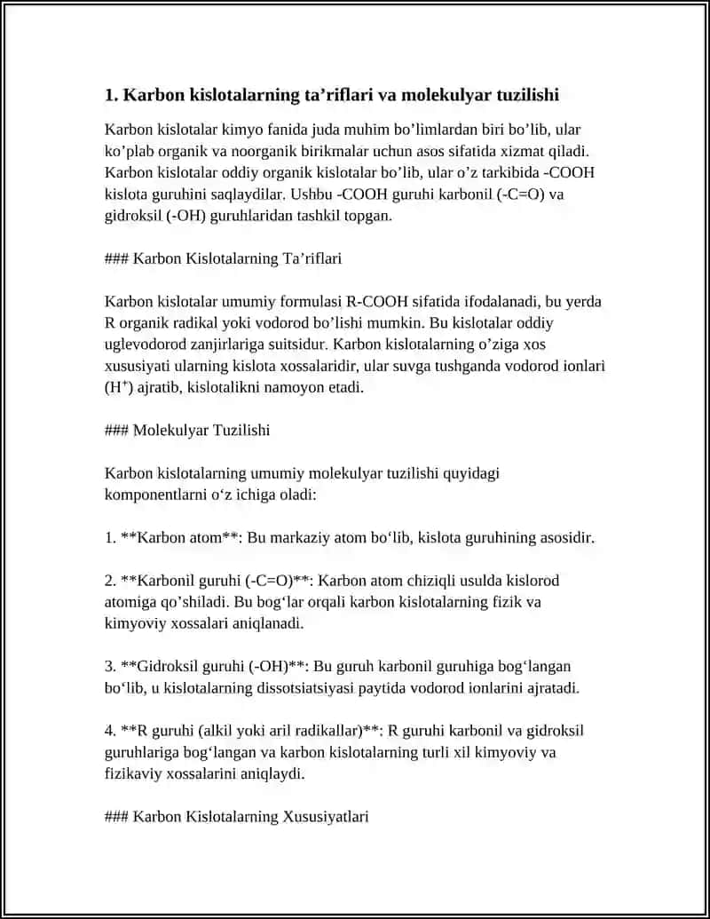 KARBON KISLOTLAR 3