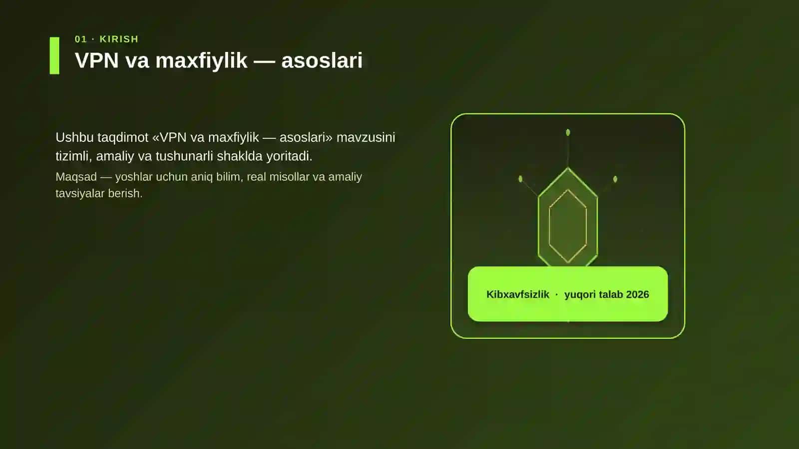 VPN va maxfiylik — asoslari 3