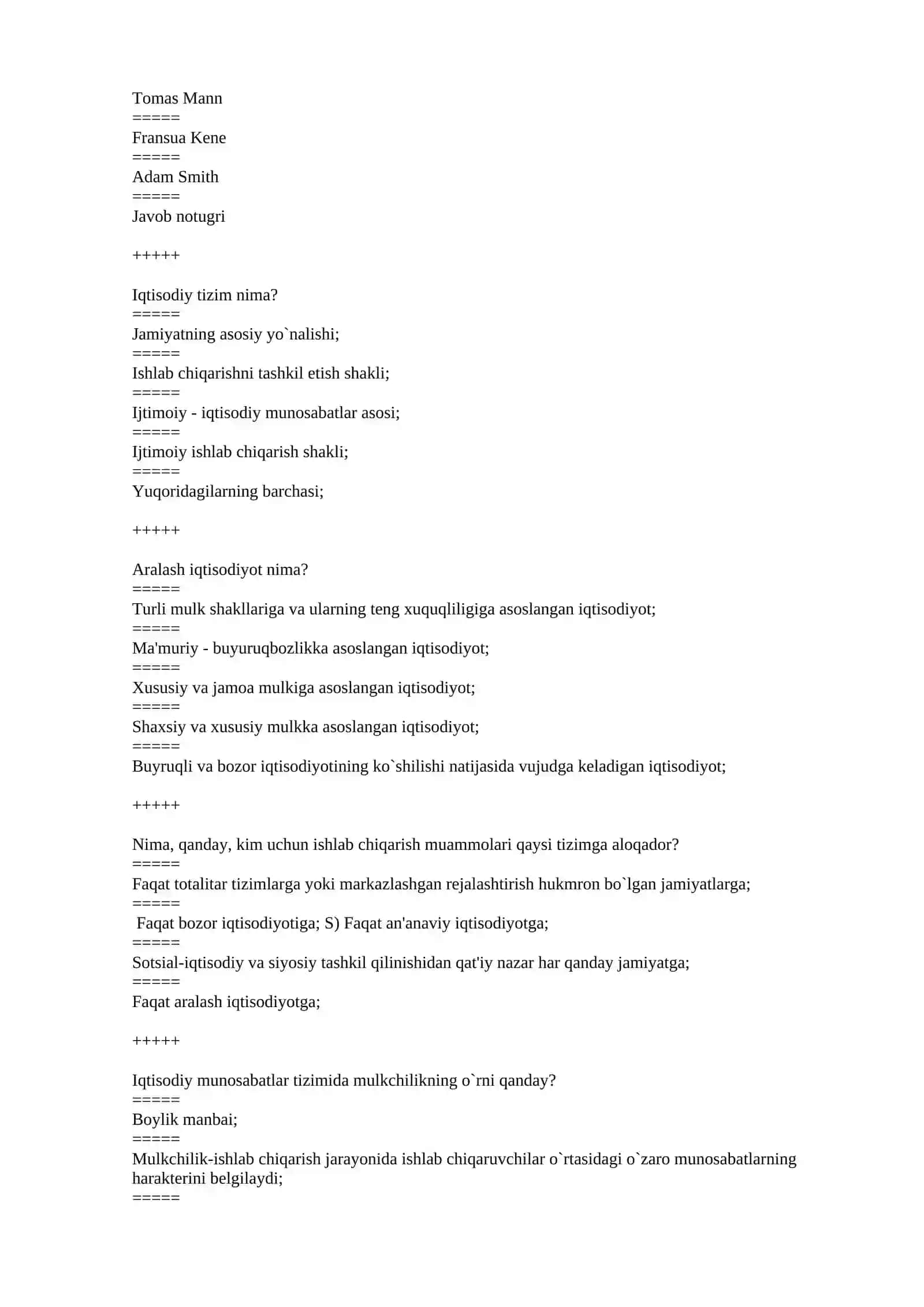 Iqtisodiyot fanining vazifalari nechta? 3
