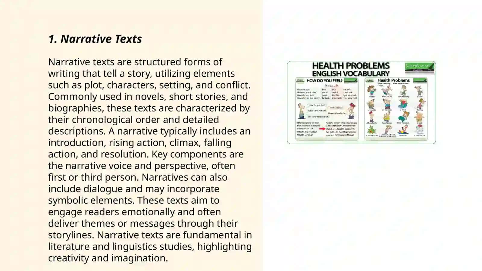 Types of texts 3