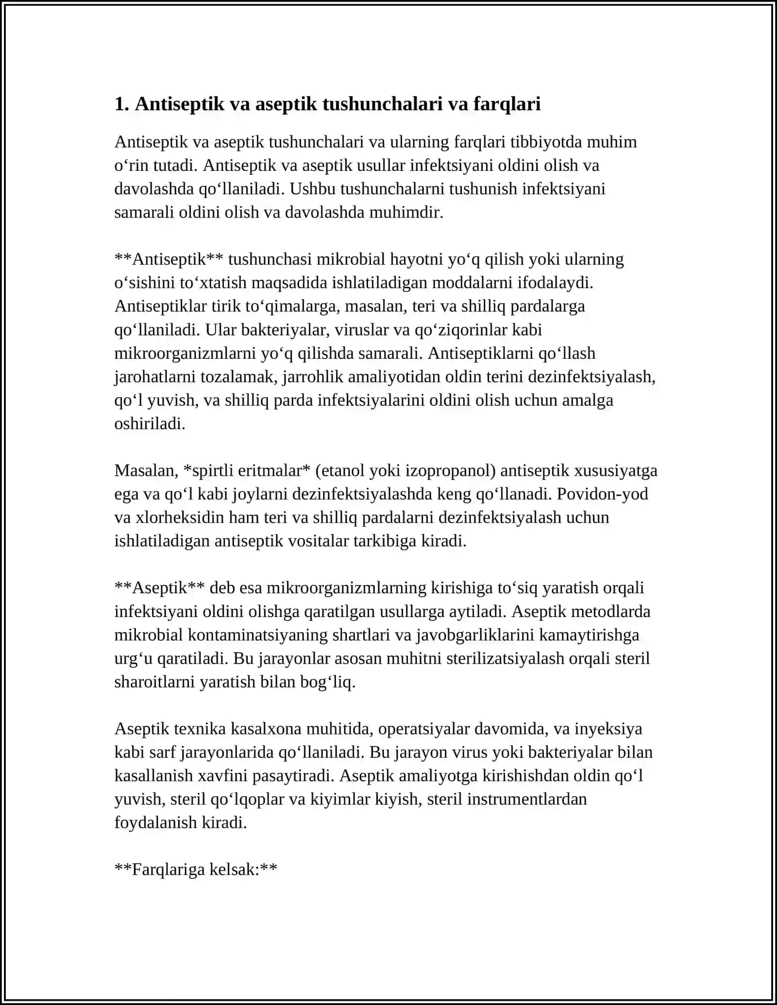 ANTISEPTIK VA ASEPTIK 3