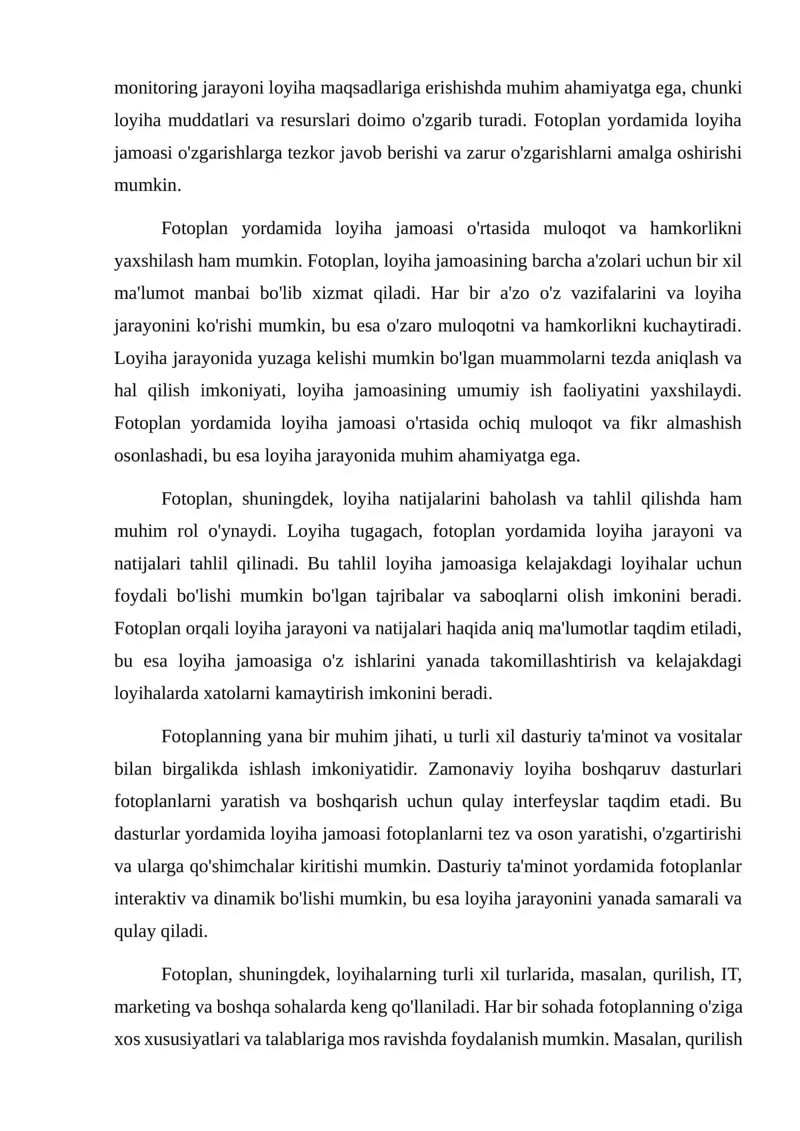 Fotoplandan foydalanib loyihani joyiga ko'chirish usullari 3