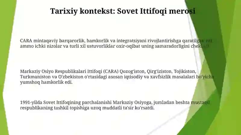 Õrta Osiyo Respublikalari xõjaligining umumiy taʼrifi 3
