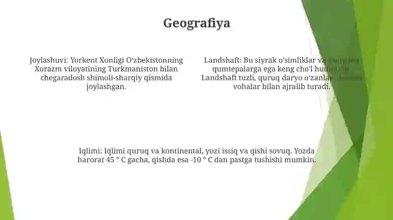 Yorkent Xonligi 3