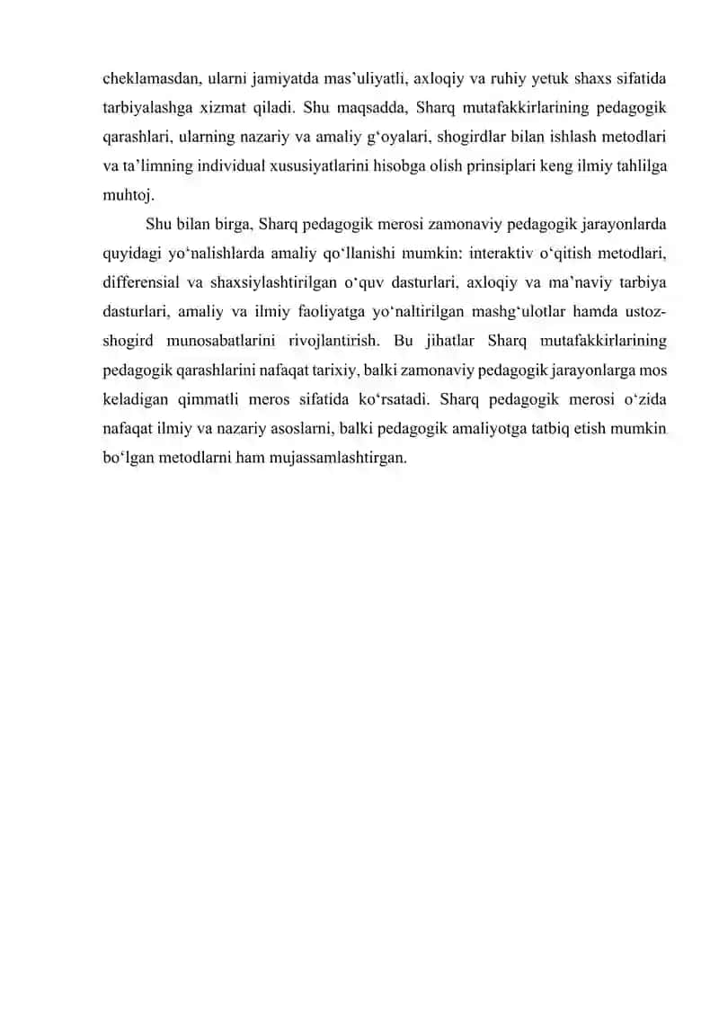 Sharq mutafakkirlarining pedagogik qarashlar 3