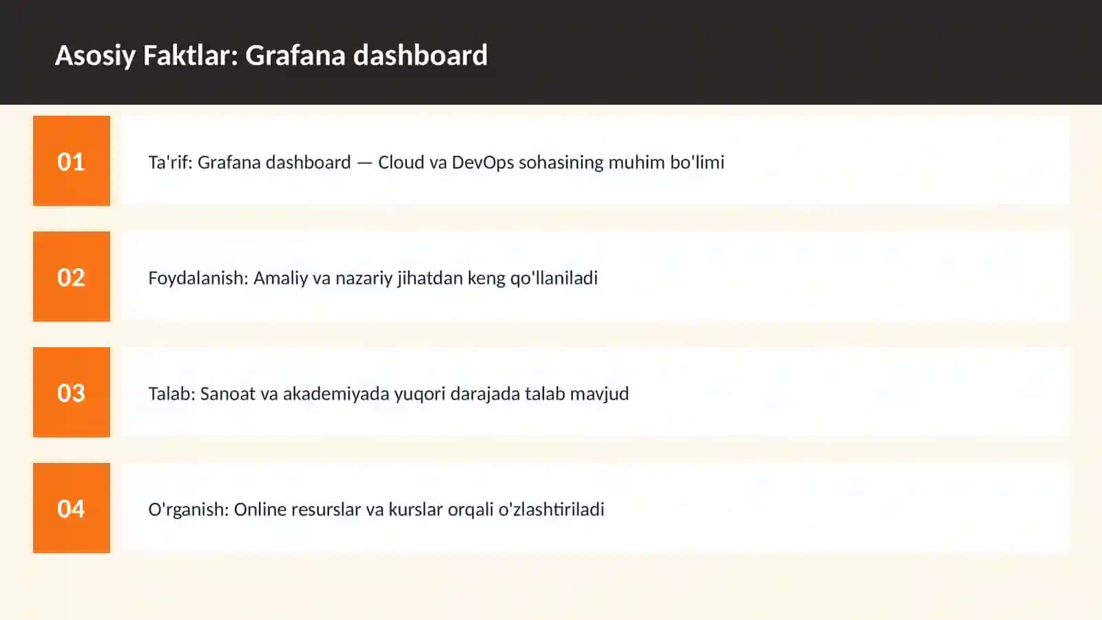 Grafana dashboard 3