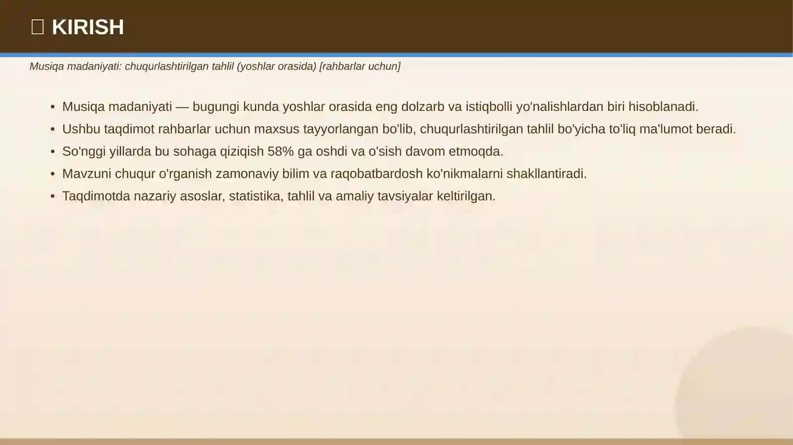 MUSIQA MADANIYATI 3