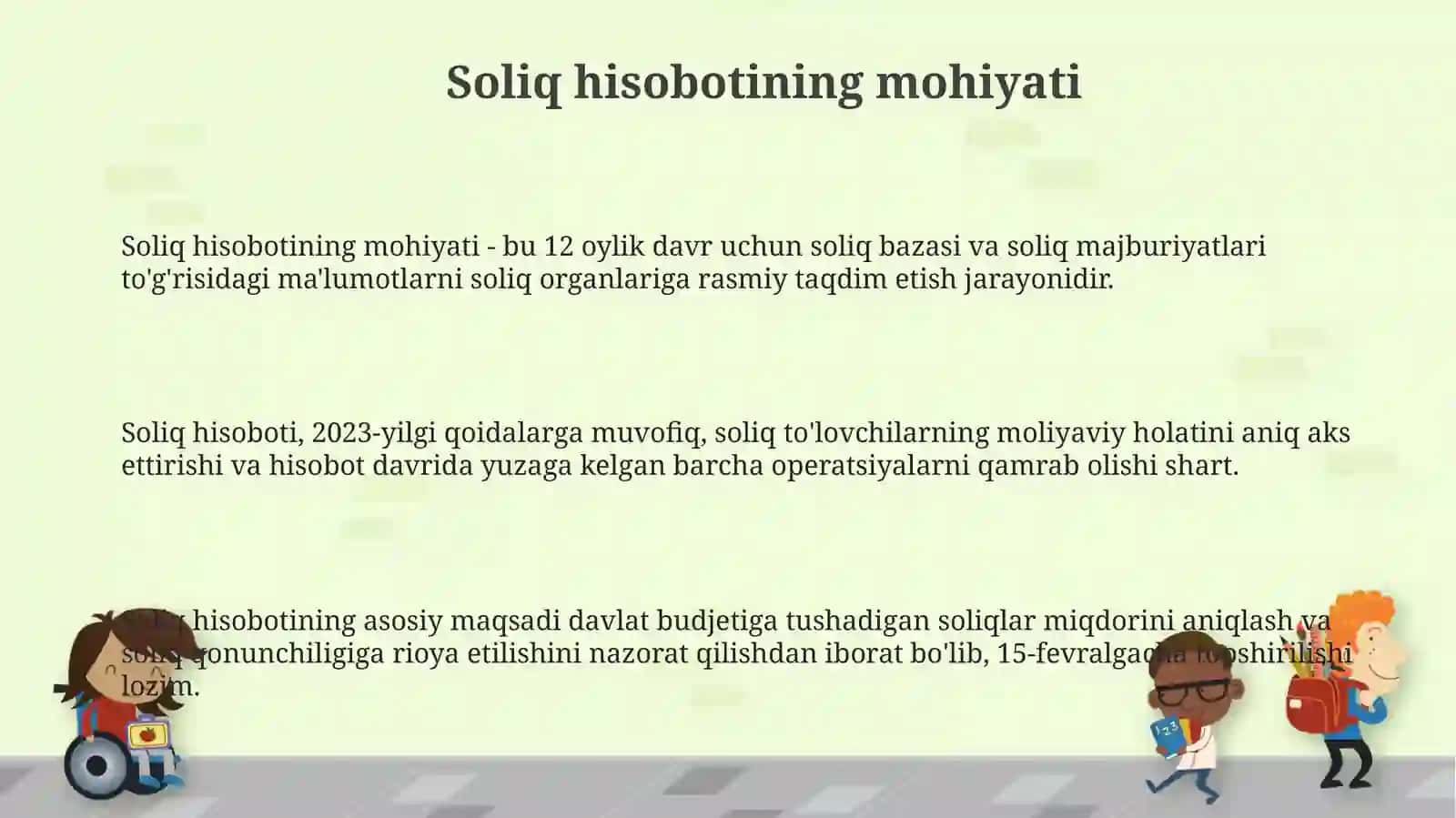 Soliq hisobotining mohiyati va turlari 3