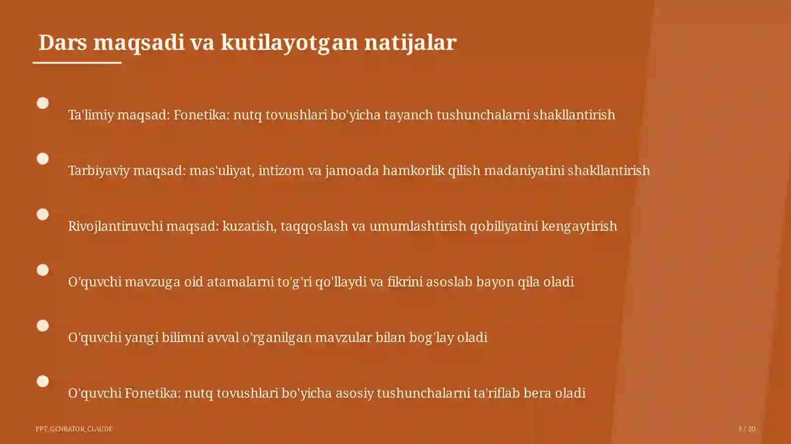 Fonetika: nutq tovushlari (5-sinf) 3