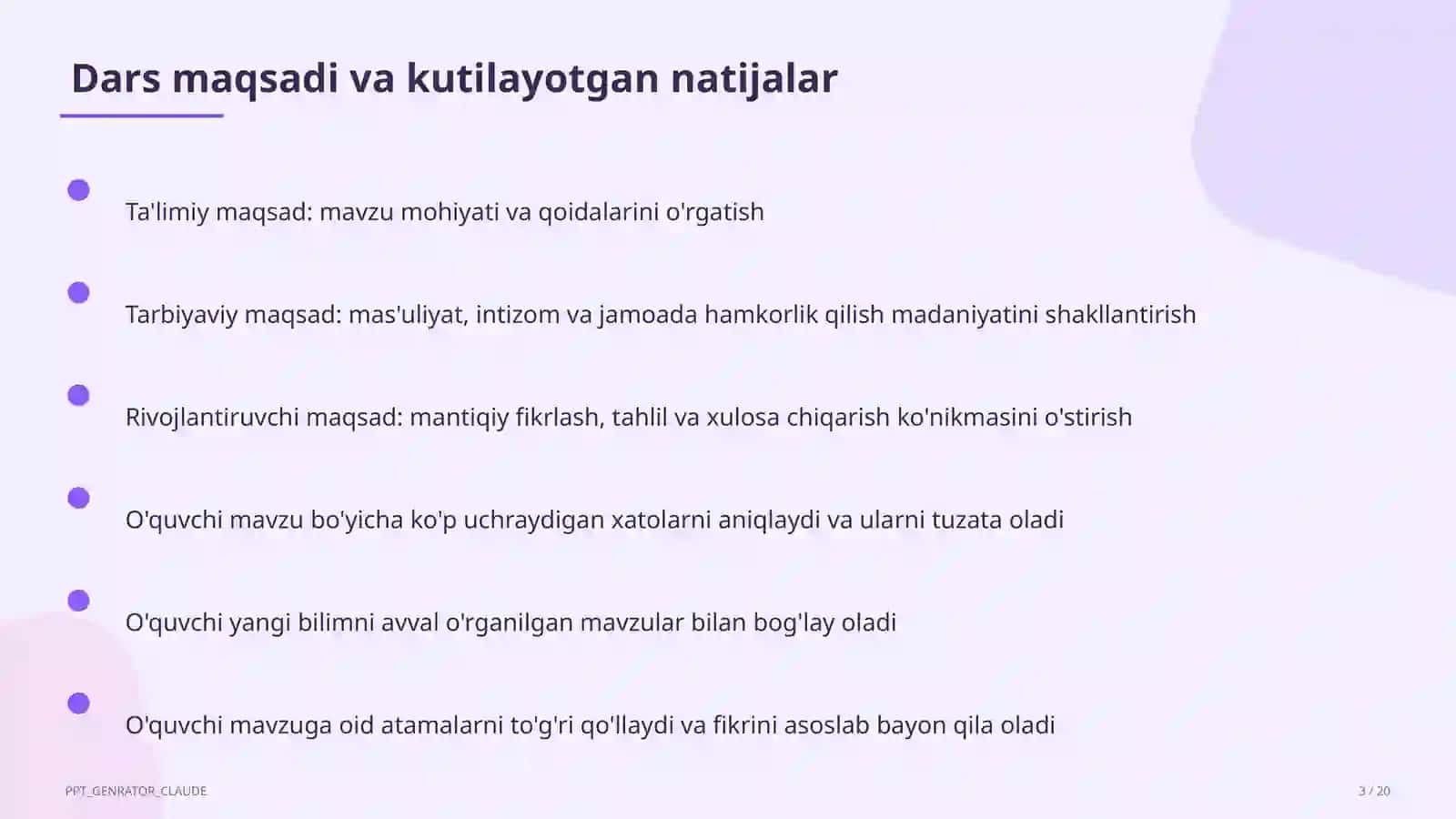 Tabiatni muhofaza qilish va barqaror rivojlanish (11-sinf) 3