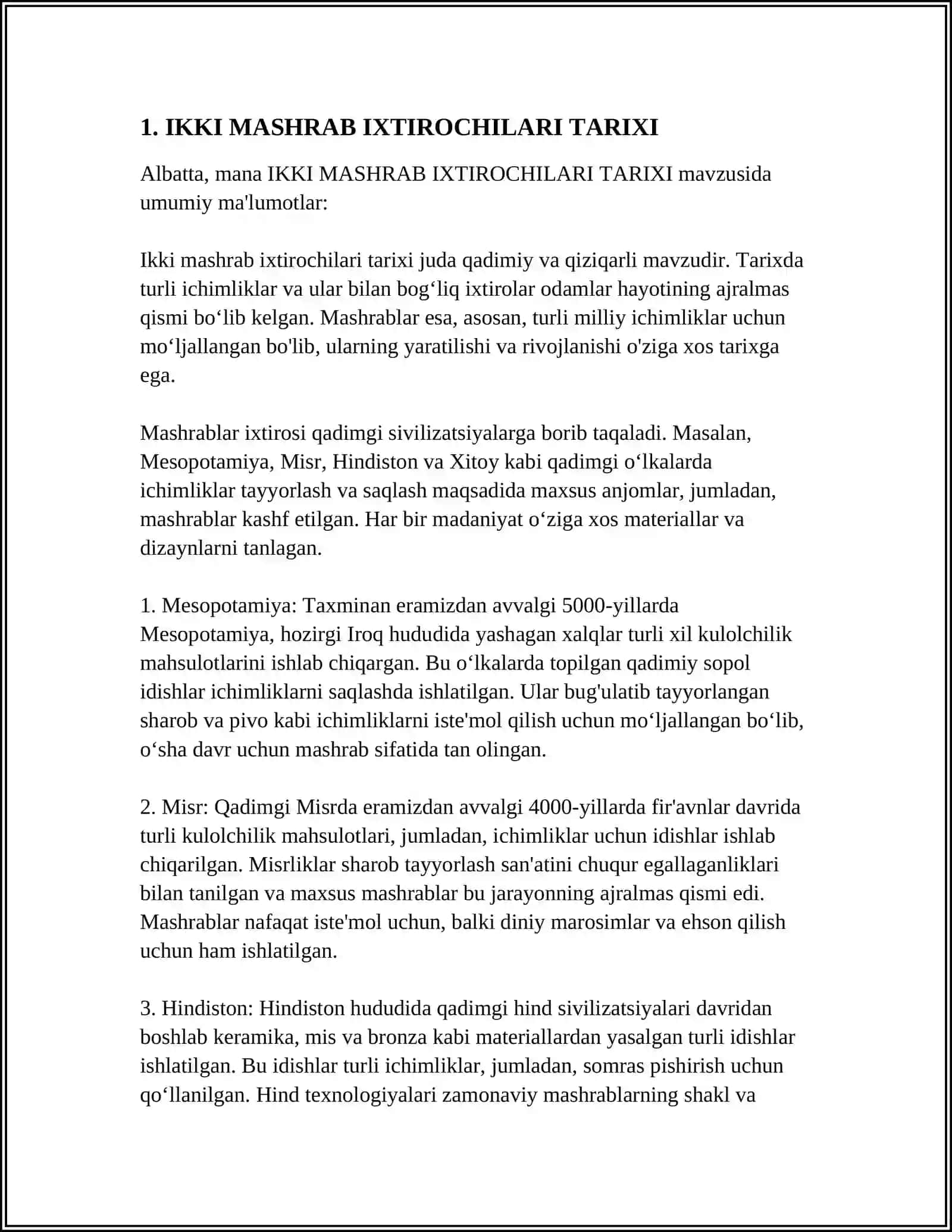 IKKI MASHRAB IXTIROCHILARI TARIXI 3