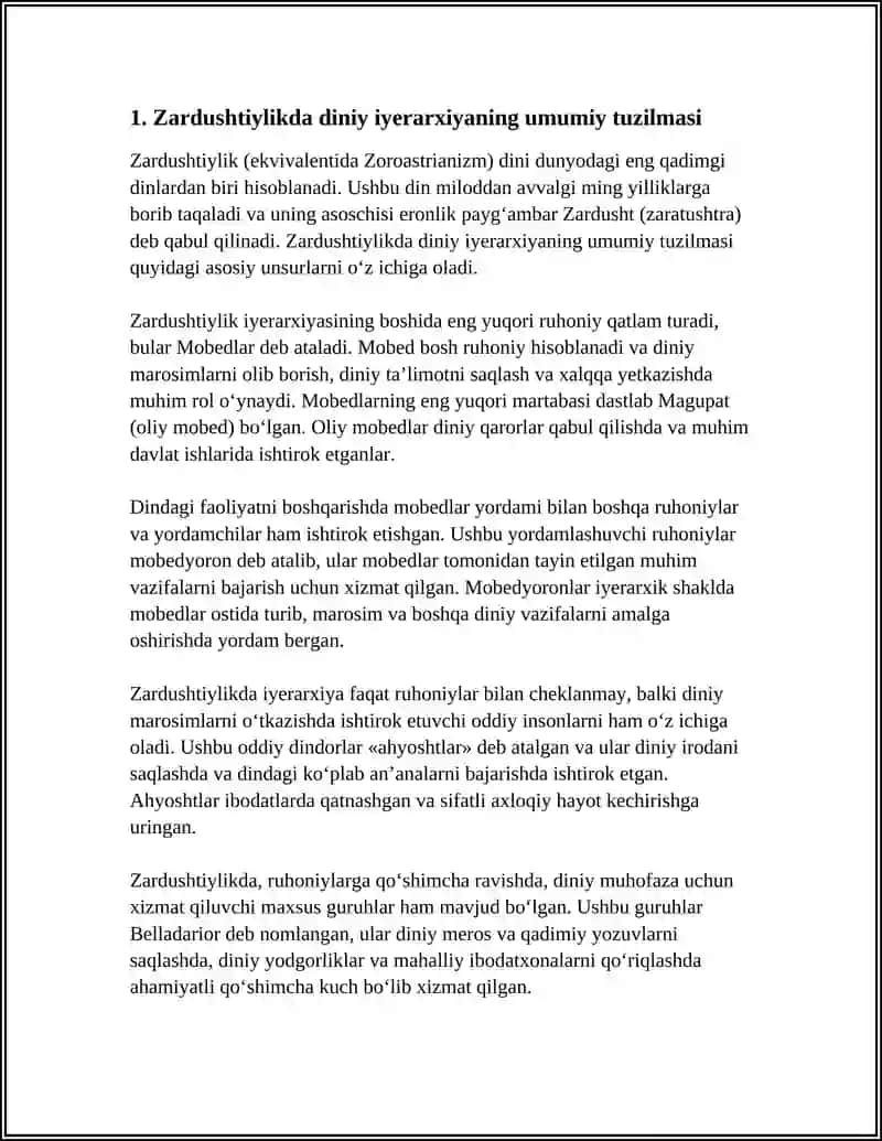 ZARDUSHTIYLIKNING DINIY AYERXIRYASI 3