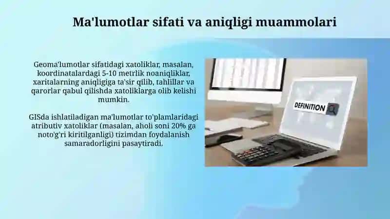 Geoaxborot tizimlarni qo‘llash muaommolari 3