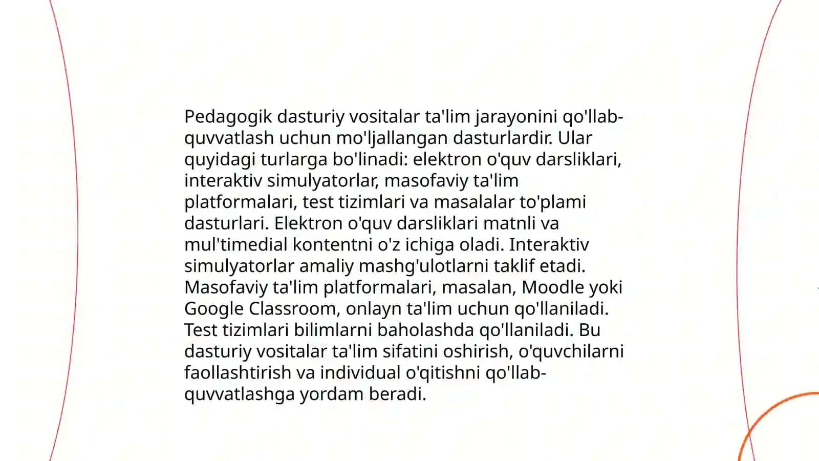 Pedagogik dasturiy vositalar yordamida multimediali oʻquv kurslarini yaratish 3