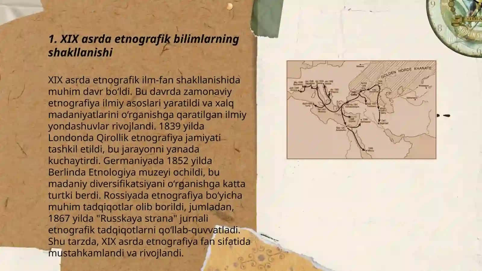 XlX asrda etnografik bilimlarning to’planishi. Ekspeditsiyalar 3