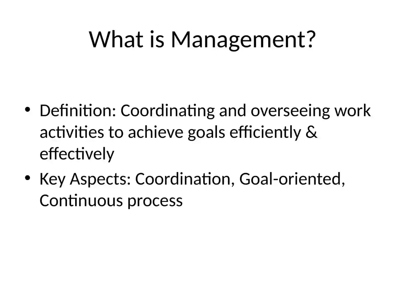 Introduction to Management 3