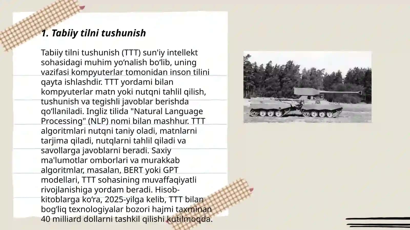 Tabiiy tilni tushunish 3