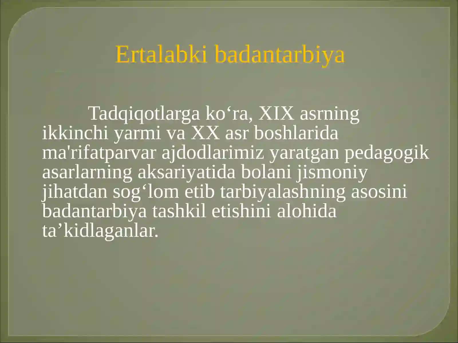 Bolalarni Kundalik Hayotida Jismoniy Tarbiya Bo'yicha Ishni Tashkil Etish 3