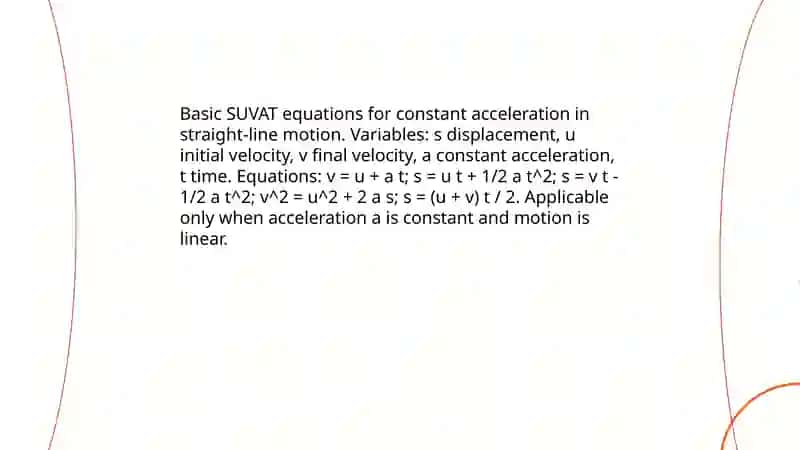 Kinematik equations in mation 3