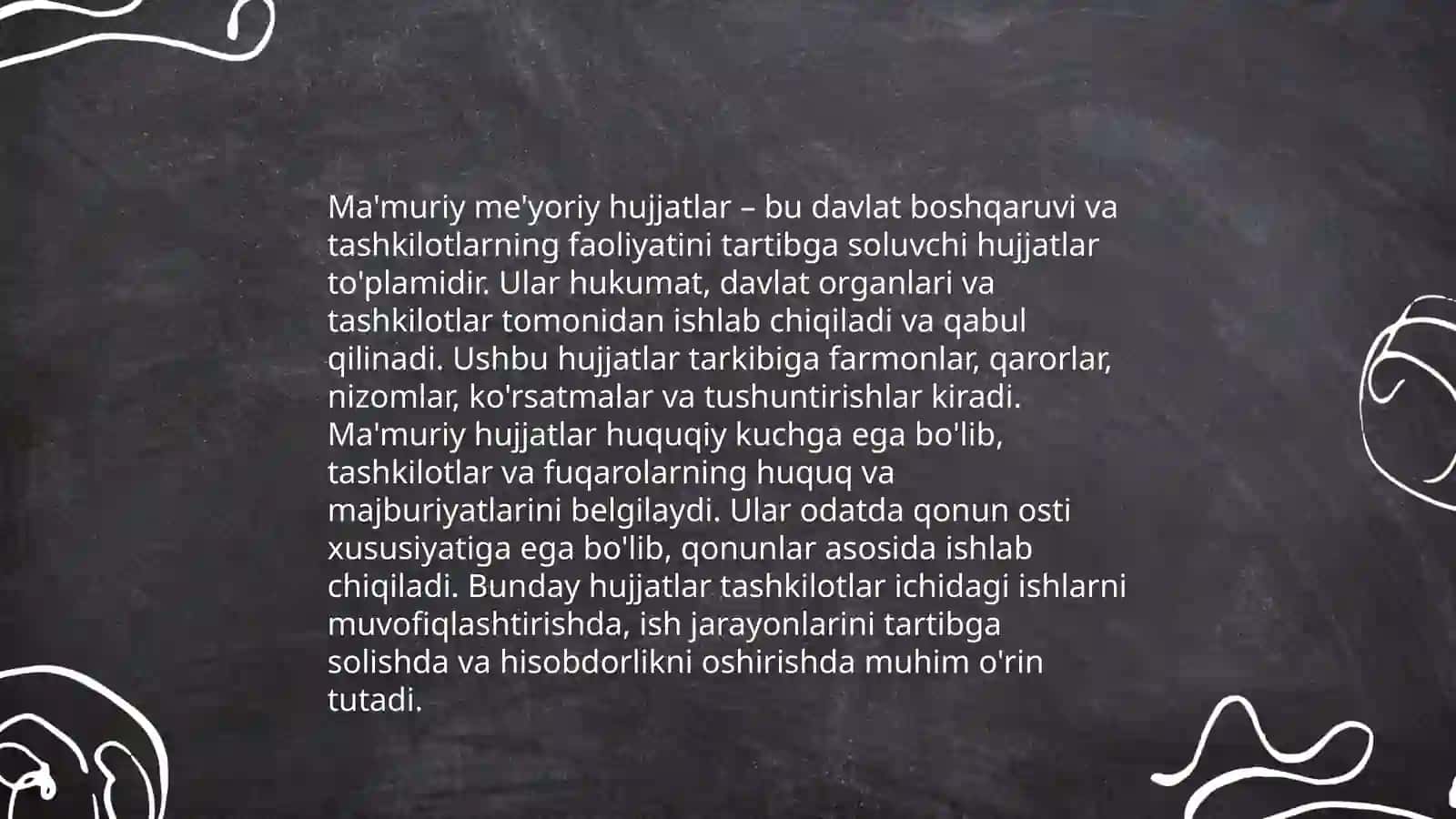 Ma‘muriy me'yoriy hujjatlar 3
