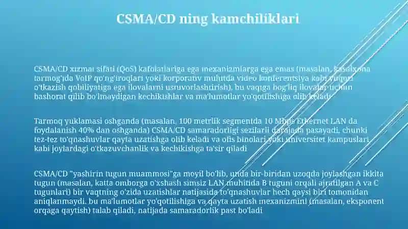 CSMA/CD va CSMA/CA 3