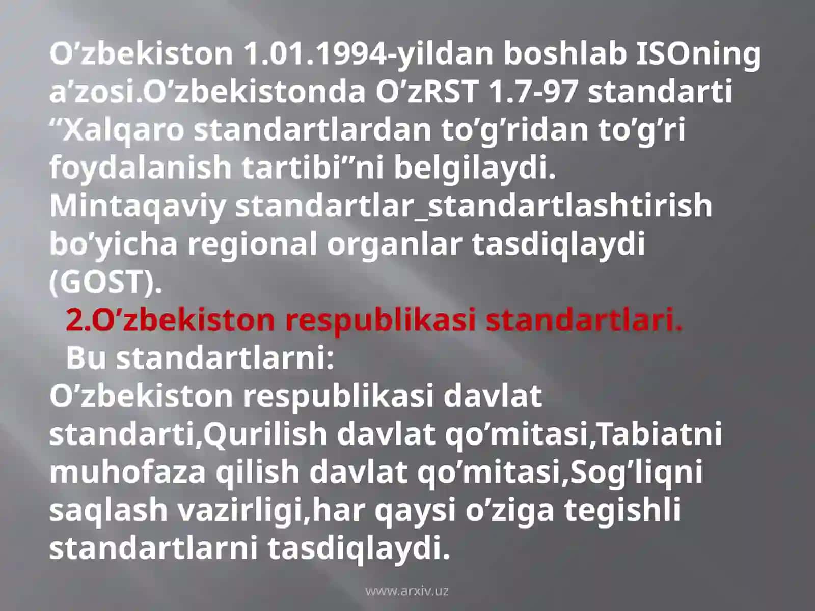 ISO 9001 standartlarining kengmiqyosdaqo’llanishi 3