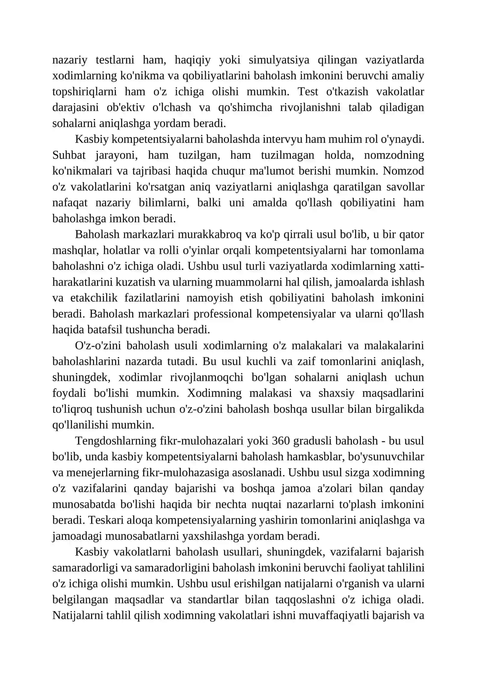 Xodimlarning kasbiy qobiliyatlarini baholash va rivojlantirish 3