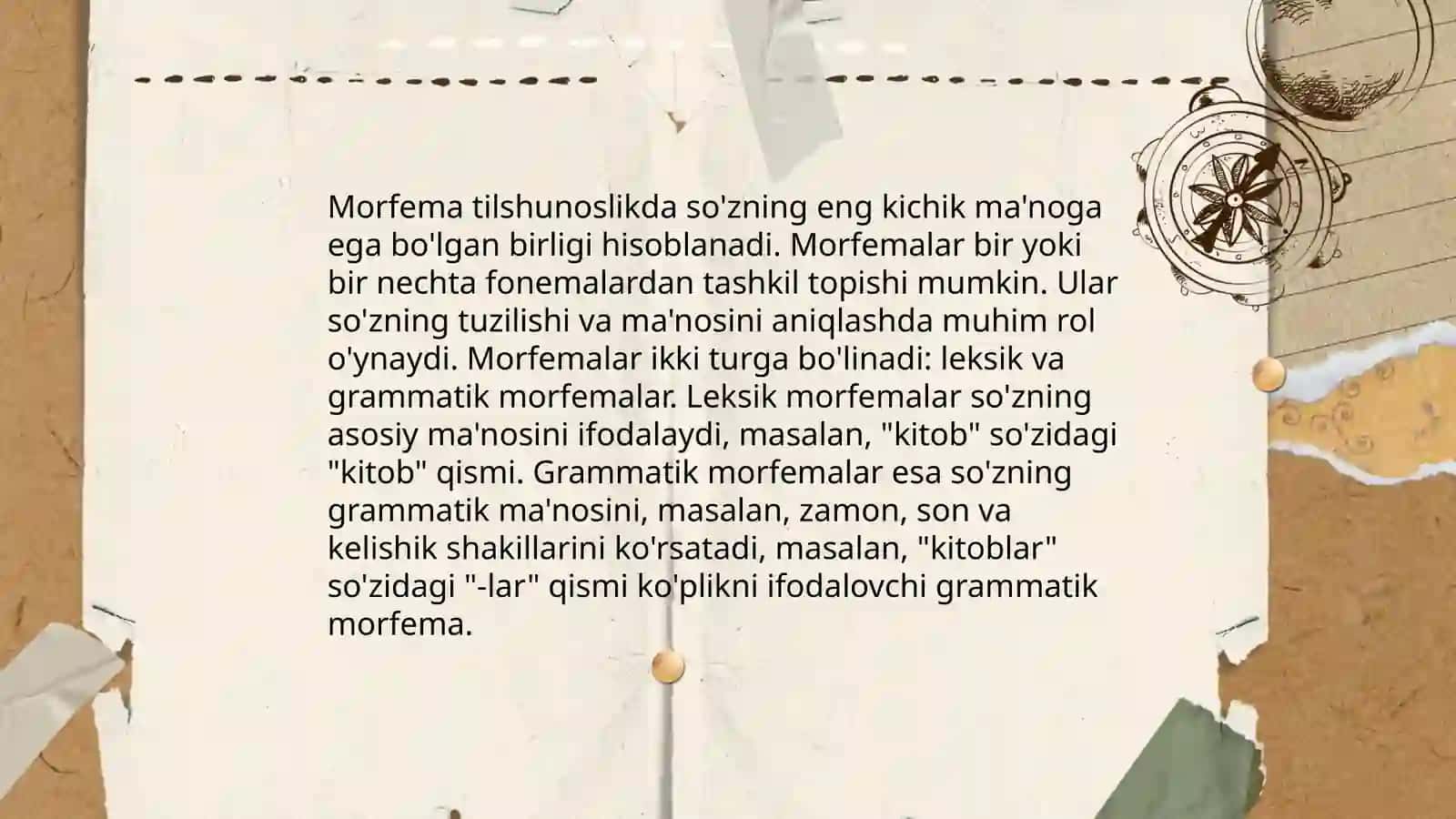 Morfema va uning turlari 3