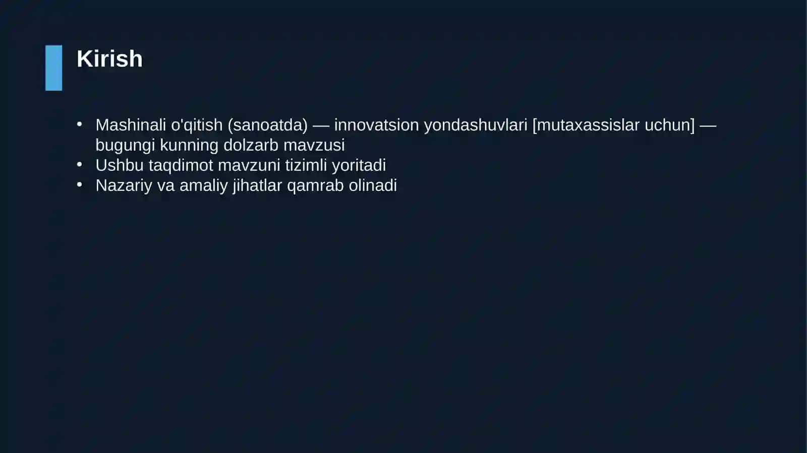 Mashinali o'qitish (sanoatda) — innovatsion yondashuvlari [mutaxassislar uchun] 3