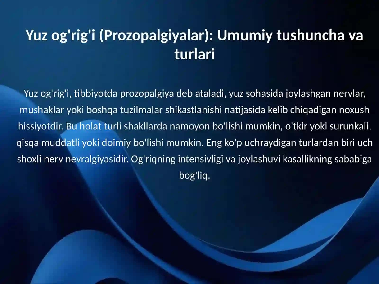 Prozopalgiyalar 3