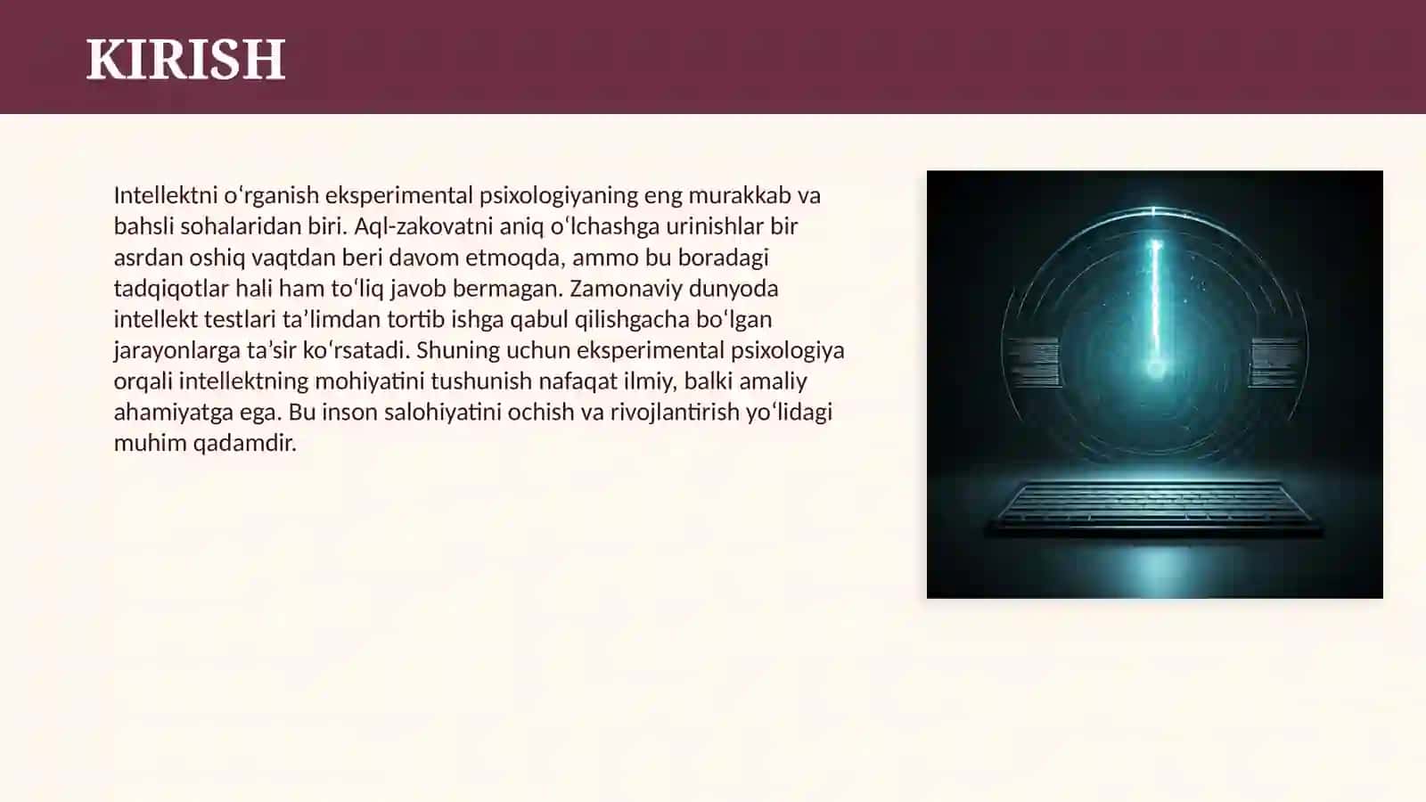 INTELLEKT EKSPERIMENTAL PSIXOLOGIYADA 3